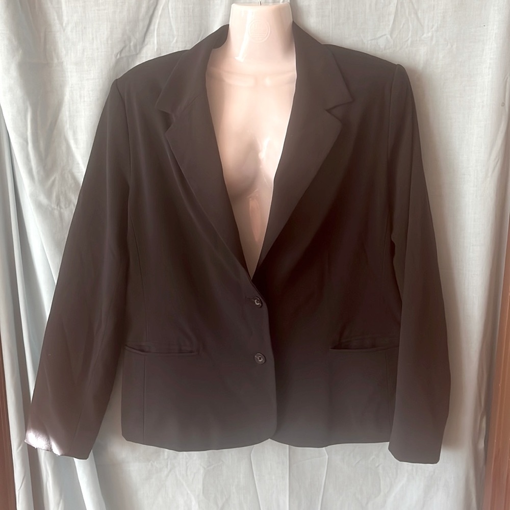 Fitted black Merona blazer - XL